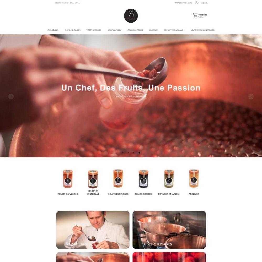 boutique en ligne prestashop confiture-bruneton.com par studio-imagissime.com