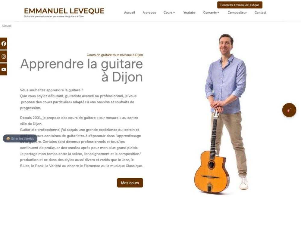site internet vitrine webacapella emmanuelleveque.fr par studio-imagissime.com