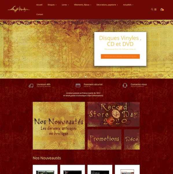 boutique en ligne prestashop ciel-rouge.fr par studio-imagissime.com