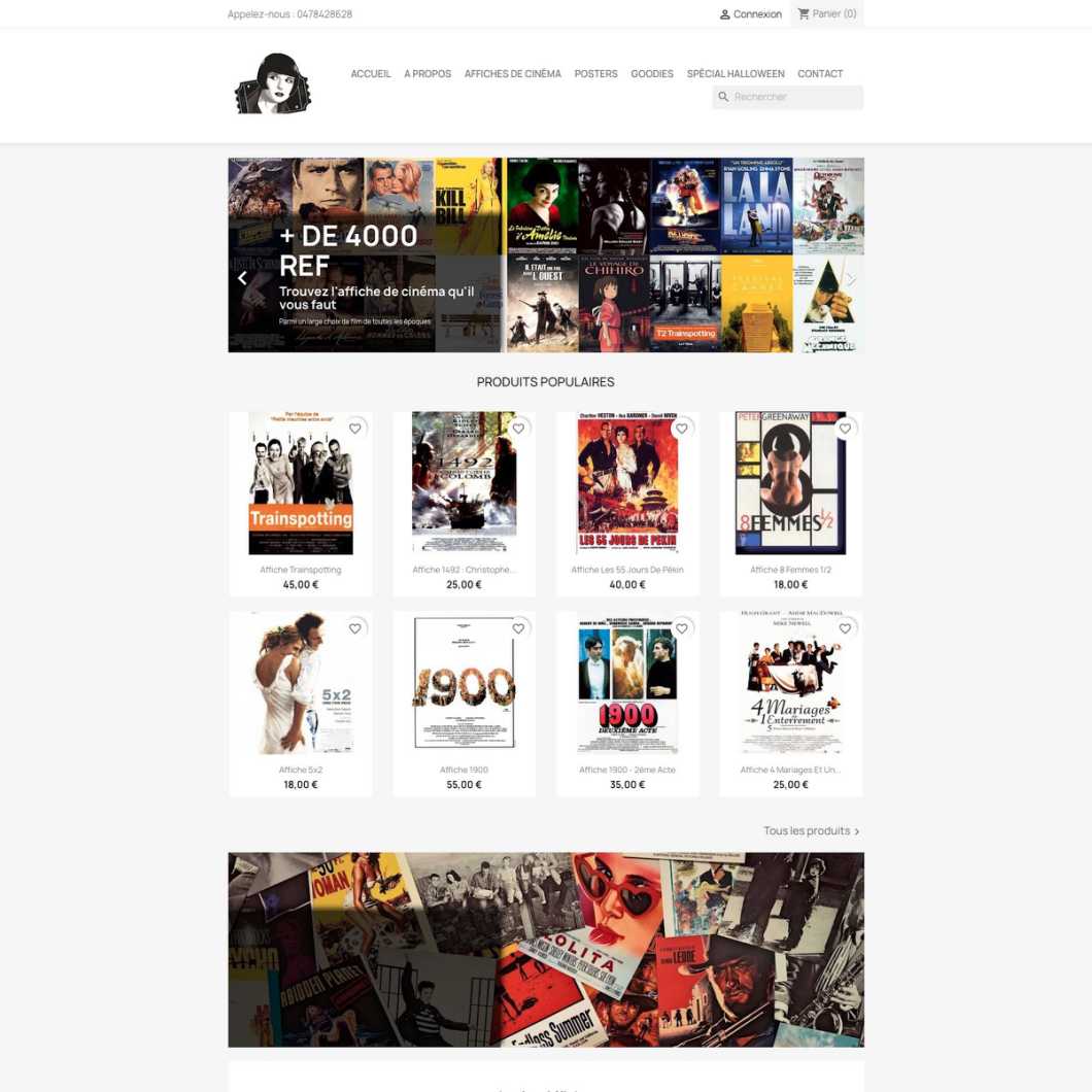 réalisation boutique en ligne prestashop loulou-affiche.com par studio-imagissime.com